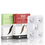 Vaporesso EUC replacement coils for Tarot Nano, available in traditional and ceramic designs for versatile vaping performance.